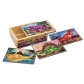 Продукт Melissa and Doug 4 в 1 Динозаври - Дървен пъзел  - 5 - BG Hlapeta